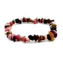 Carica l'immagine nel visualizzatore di Gallery, Bracciale donna chips tormalina policroma
