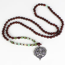 Carica l'immagine nel visualizzatore di Gallery, Mala legno di rosa e crisoprasio