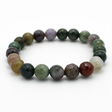 Carica l'immagine nel visualizzatore di Gallery, Bracciale unisex Agata indiana 8 mm sfaccettati
