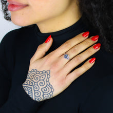 Carica l'immagine nel visualizzatore di Gallery, Anello labradorite e argento 925-2,5 gr