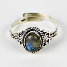 Carica l'immagine nel visualizzatore di Gallery, Anello labradorite e argento 925-2,5 gr