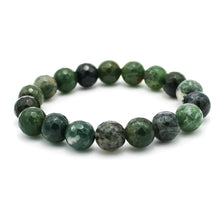 Carica l'immagine nel visualizzatore di Gallery, Bracciale unisex Agata muschiata 10 mm sfaccettati