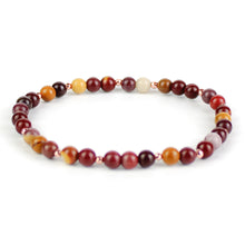 Carica l'immagine nel visualizzatore di Gallery, Bracciale unisex mokaite 4 mm lisci