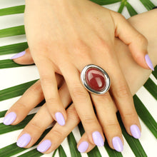 Carica l'immagine nel visualizzatore di Gallery, Anello mokaite e argento 925-16 gr