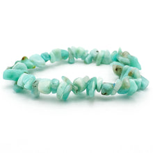 Carica l'immagine nel visualizzatore di Gallery, Bracciale donna chips amazzonite africana