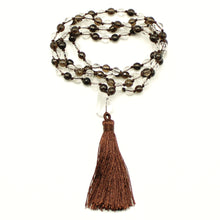 Carica l'immagine nel visualizzatore di Gallery, Mala Quarzo fumè e cristallo di rocca