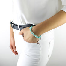 Carica l'immagine nel visualizzatore di Gallery, Bracciale donna chips amazzonite africana