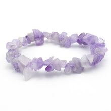 Carica l'immagine nel visualizzatore di Gallery, Bracciale donna chips ametista chiara