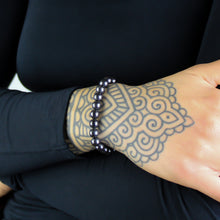 Carica l'immagine nel visualizzatore di Gallery, Bracciale shungite 8 mm