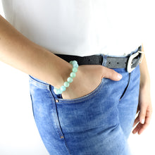 Carica l'immagine nel visualizzatore di Gallery, Bracciale unisex Giada 10 mm lisci