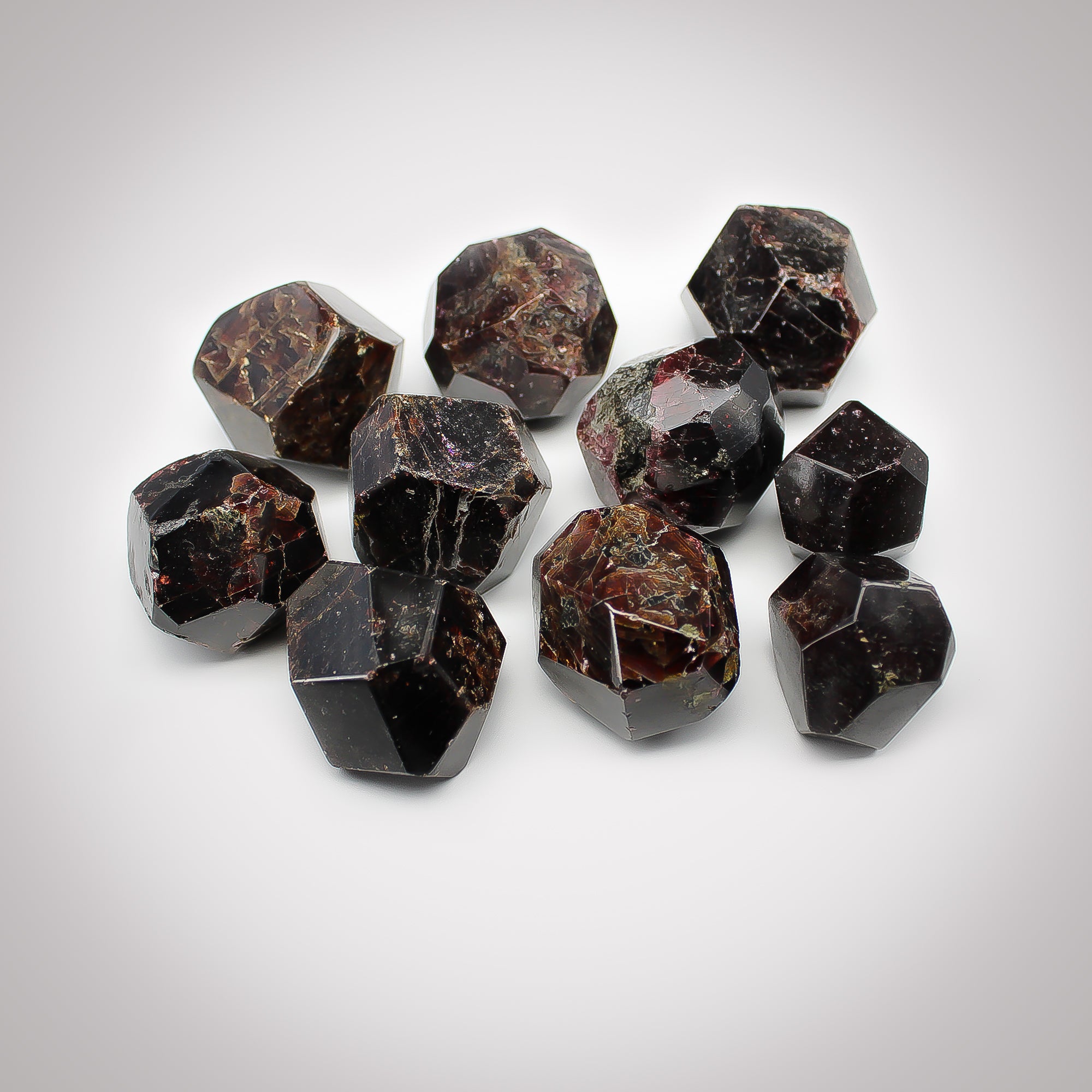 Orneblenda & Granato 31 Carati - Ciondolo Cabochon Pietra Naturale - Foto 13