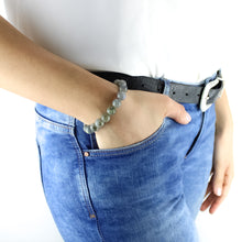 Carica l'immagine nel visualizzatore di Gallery, Bracciale unisex Labradorite 10 mm lisci