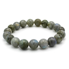 Carica l'immagine nel visualizzatore di Gallery, Bracciale unisex Labradorite 10 mm lisci