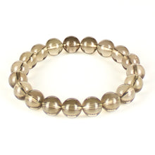 Carica l'immagine nel visualizzatore di Gallery, Bracciale unisex Quarzo fumè 10 mm lisci