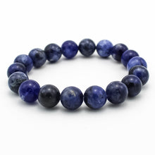 Carica l'immagine nel visualizzatore di Gallery, Bracciale unisex Sodalite 10 mm lisci