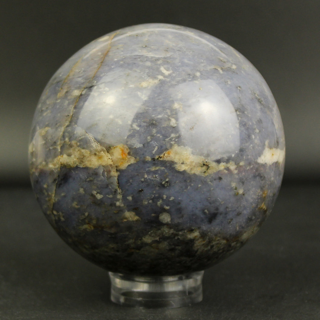 Sfera calcite blu