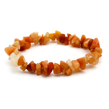 Carica l&#39;immagine nel visualizzatore di Gallery, Bracciale donna chips calcite arancio
