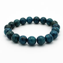 Carica l&#39;immagine nel visualizzatore di Gallery, Bracciale unisex Apatite 10 mm lisci
