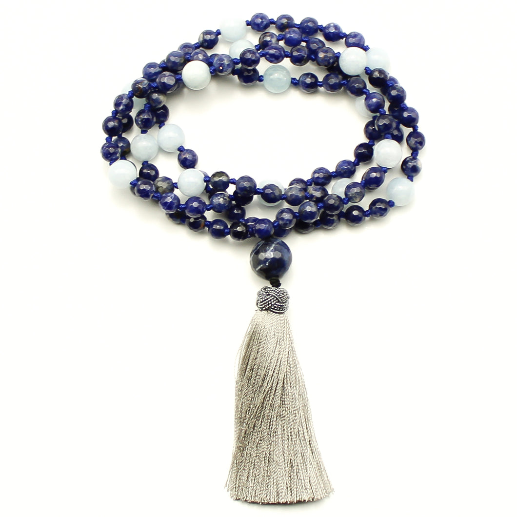 Mala Sodalite e acquamarina
