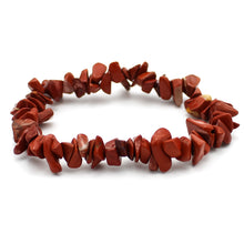 Carica l&#39;immagine nel visualizzatore di Gallery, Bracciale donna chips diaspro rosso
