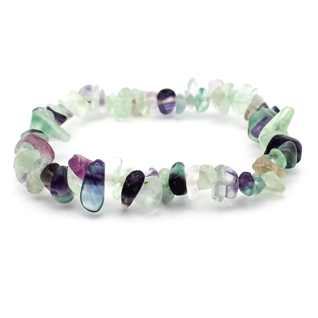 Bracciale donna chips fluorite