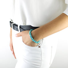 Carica l'immagine nel visualizzatore di Gallery, Bracciale unisex Howlite 8 mm lisci
