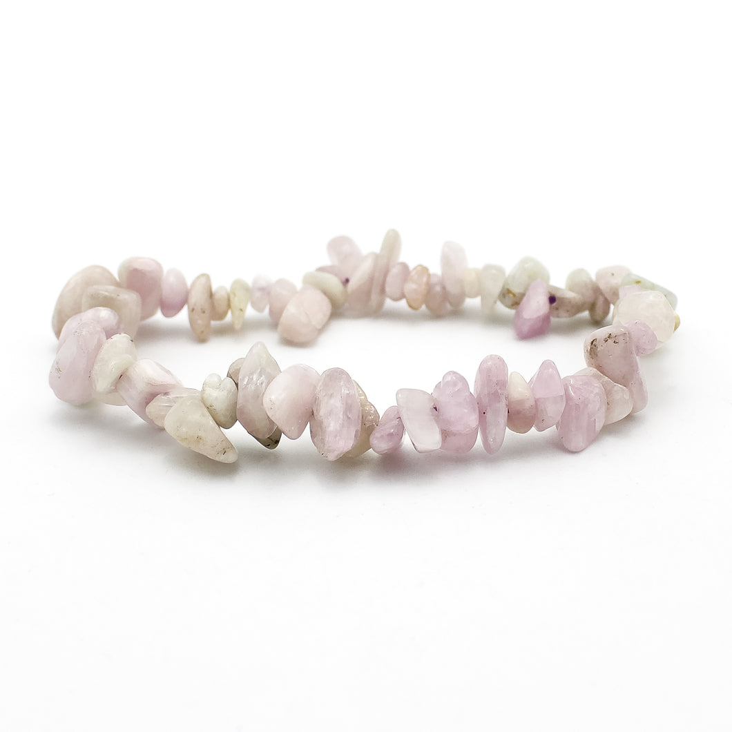 Bracciale donna chips kunzite