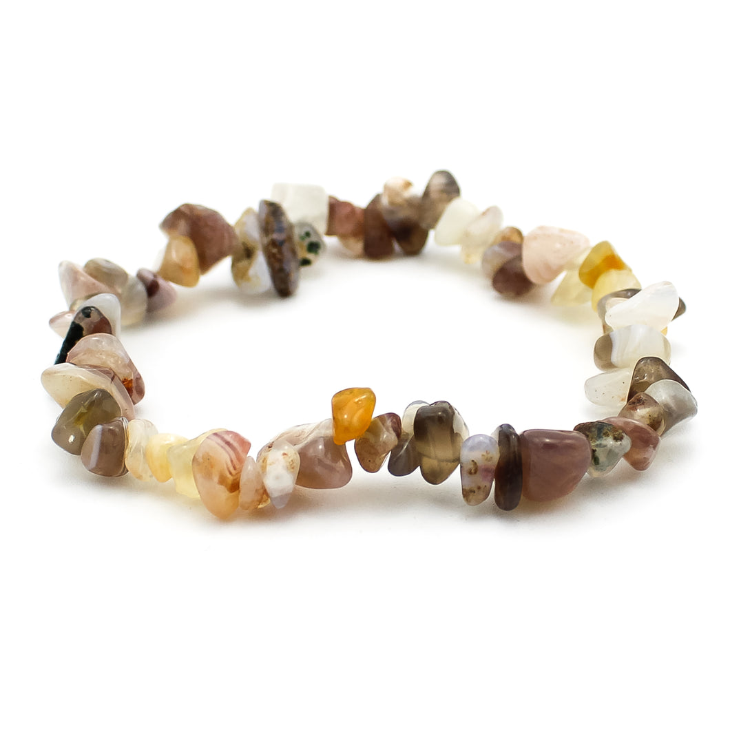 Bracciale donna chips agata botswana