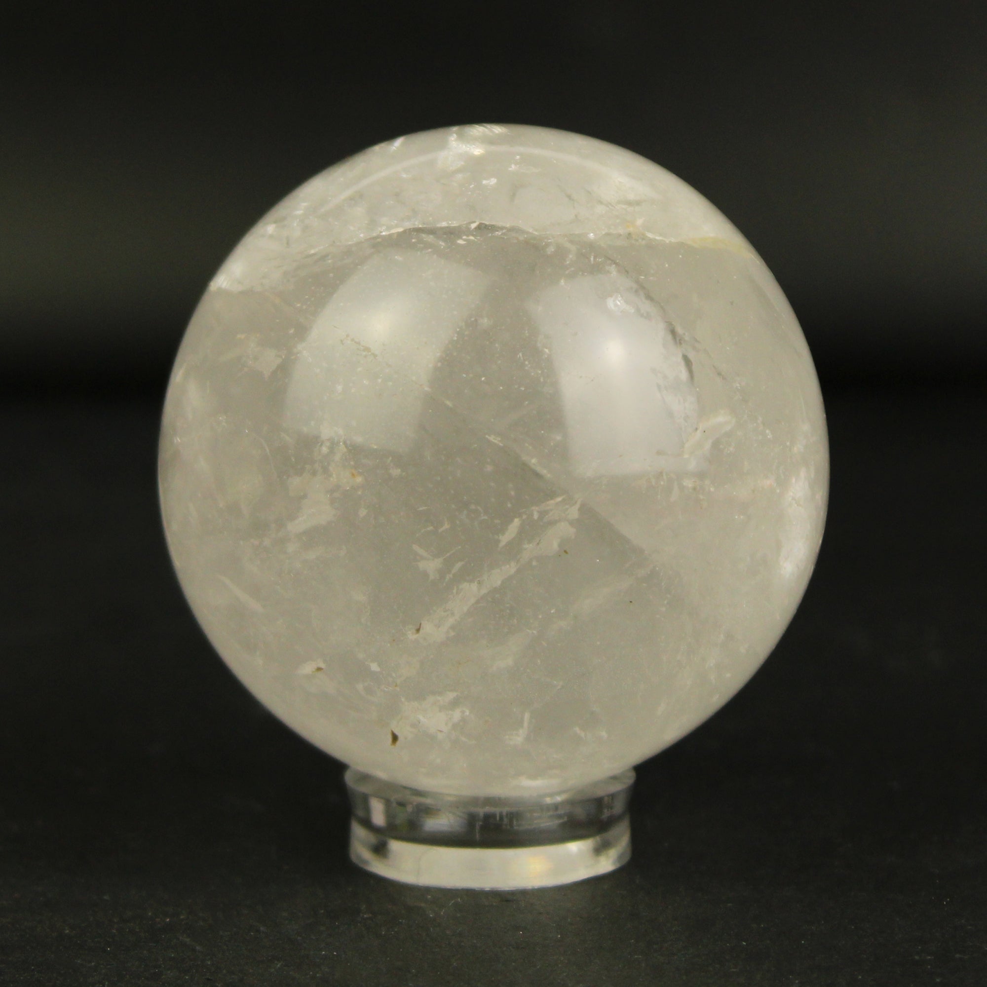 Sfera Di Quarzoy Yooperite 38mm - Cristallo Di Fuoco Naturale Per Guarigione - Fatto A Mano