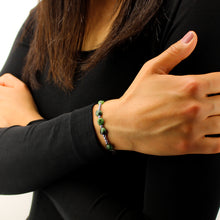 Carica l&#39;immagine nel visualizzatore di Gallery, Bracciale donna ematite e rubizoisite
