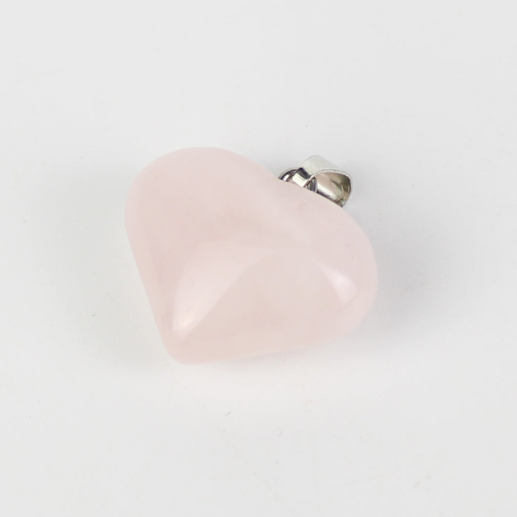 Cristallo Di Quarzo Rosa A Forma Di Cuore - Pietra Guarigione, Decorazione Zen - Foto 4