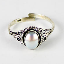 Carica l&#39;immagine nel visualizzatore di Gallery, Anello perla e argento 925-2,5 gr

