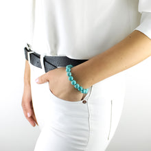 Carica l'immagine nel visualizzatore di Gallery, Bracciale unisex Howlite 10 mm lisci
